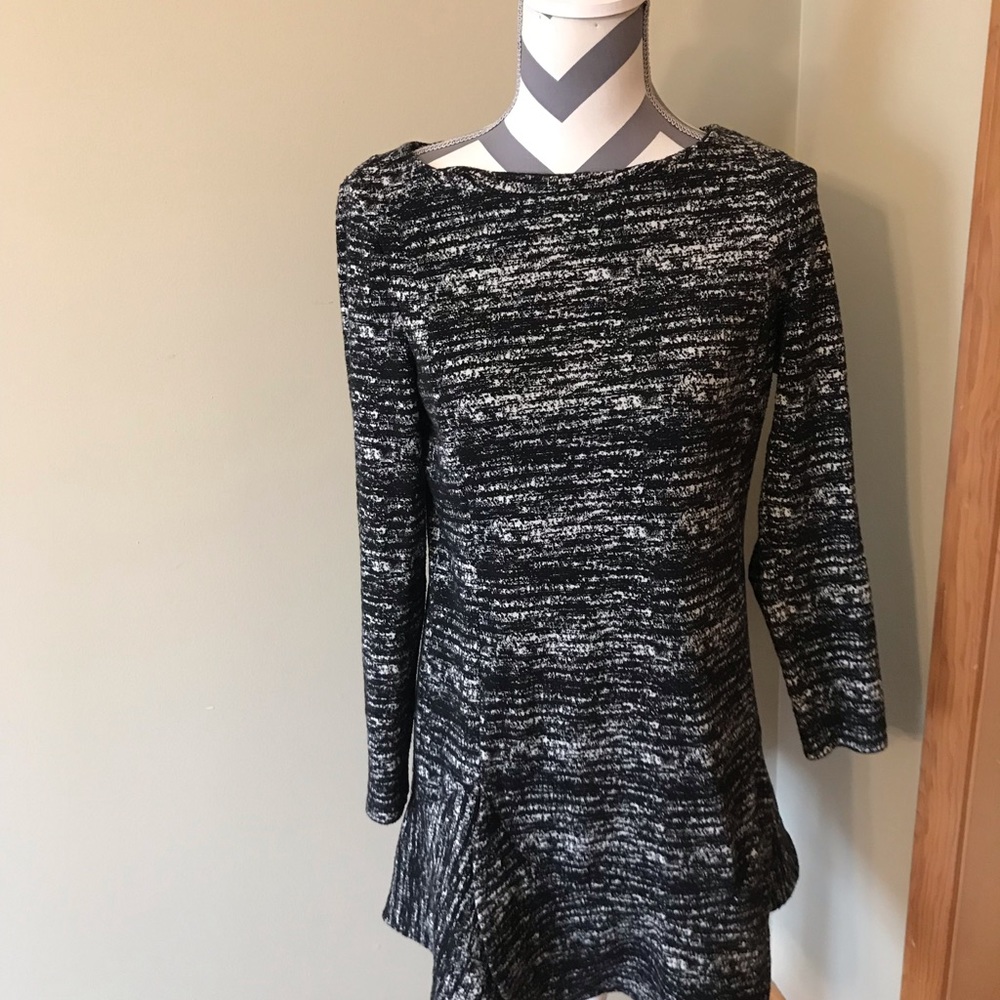 Banana republic black and white dress size 10p